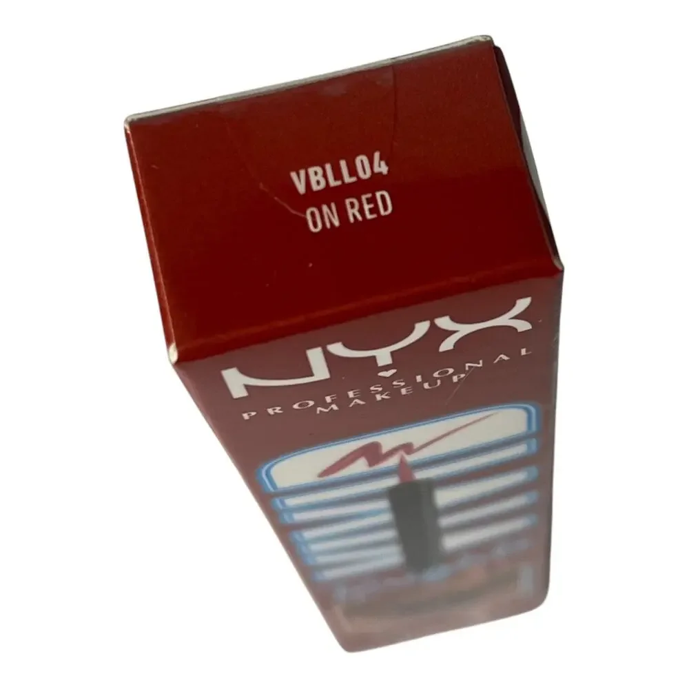 NEW NYX Vivid Brights Longwear Liquid EYE LINER On Red Professional Makeup NIP!